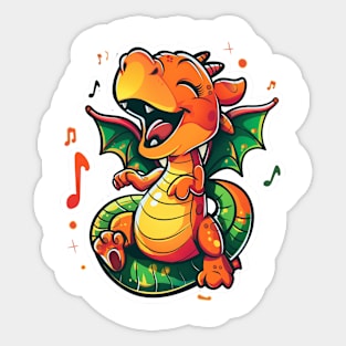 music i like shirt Sticker